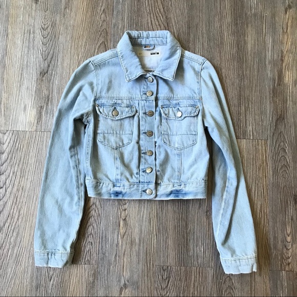 cropped petite denim jacket